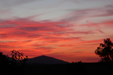 un esempio dei meravigliosi tramonti che  possibile ammirare dall'agriturismo